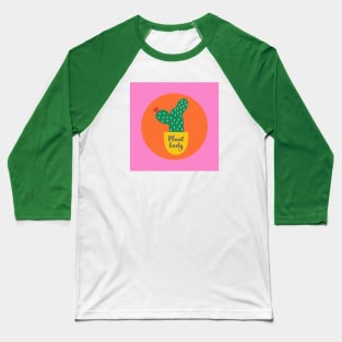 Plant Lady Cactus Baseball T-Shirt